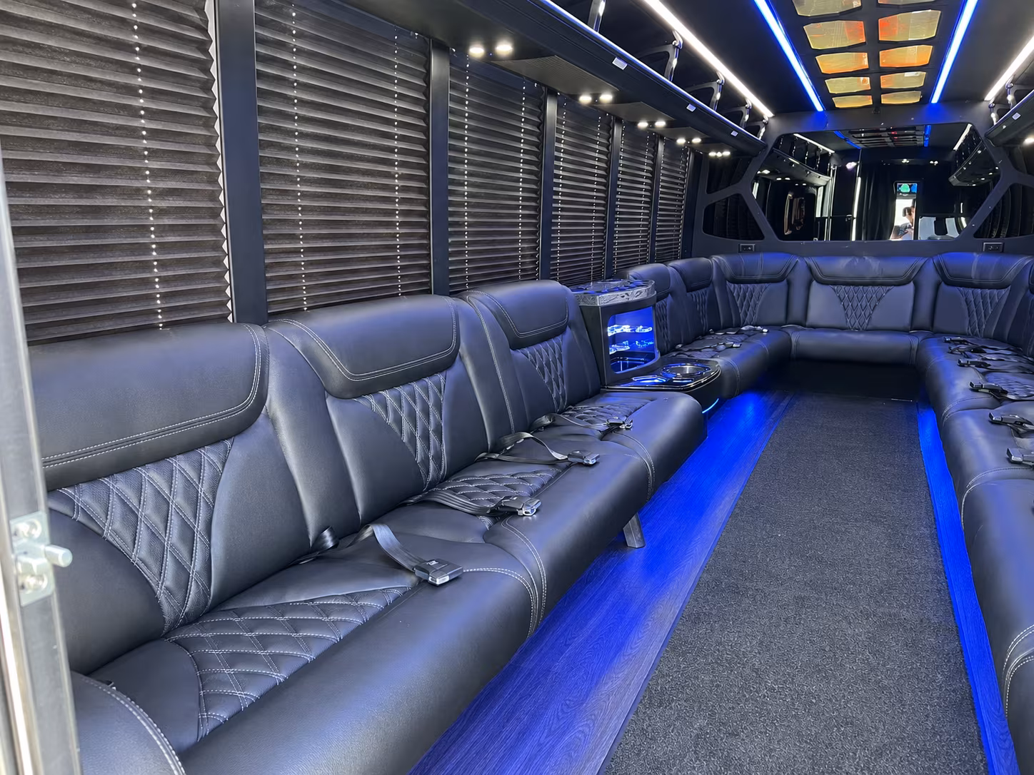 along st clair shores nautical mile party bus rental