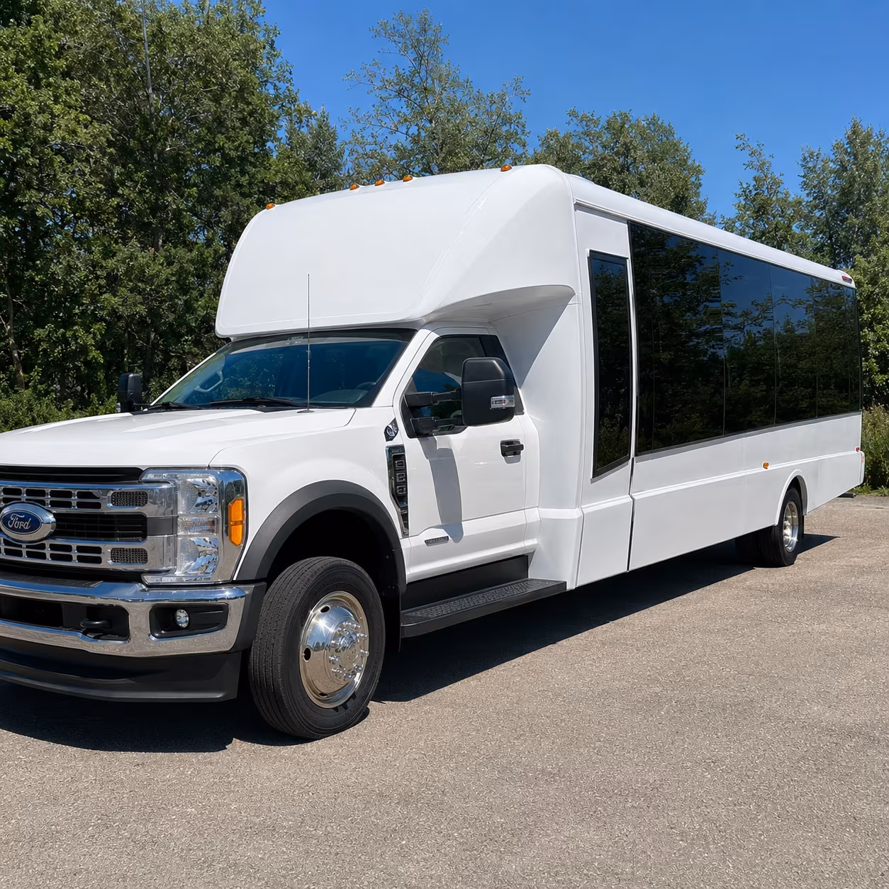 charter buses for corporate events and office shuttles