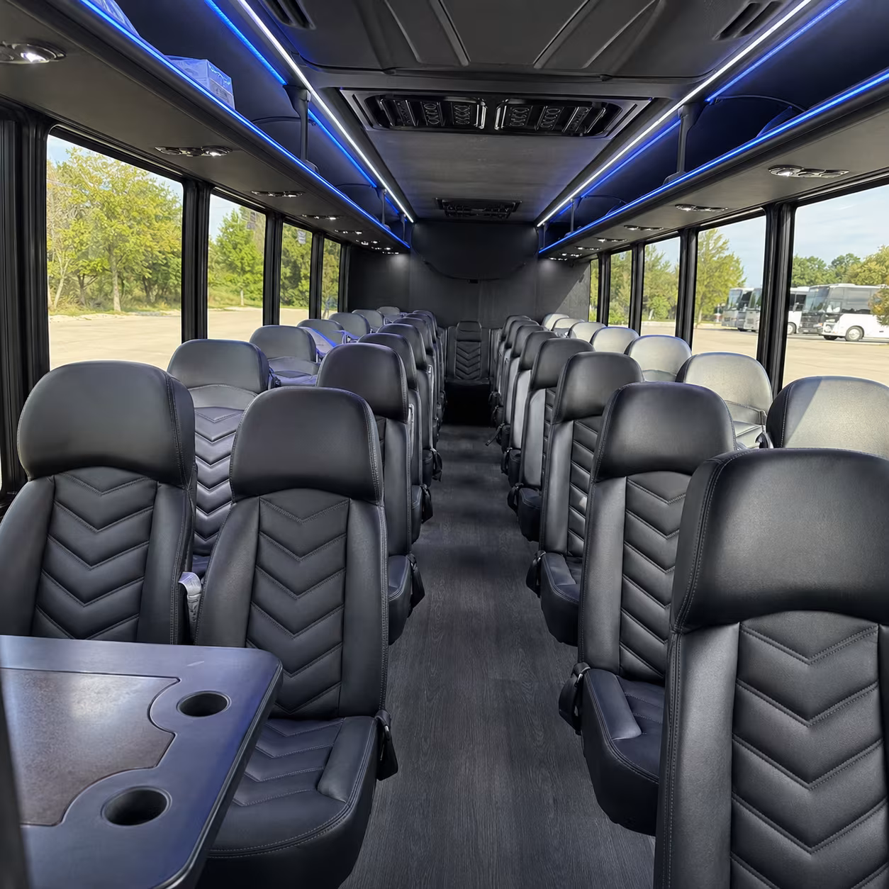 does the day of the week or the date change what a charter bus costs in st clair shores