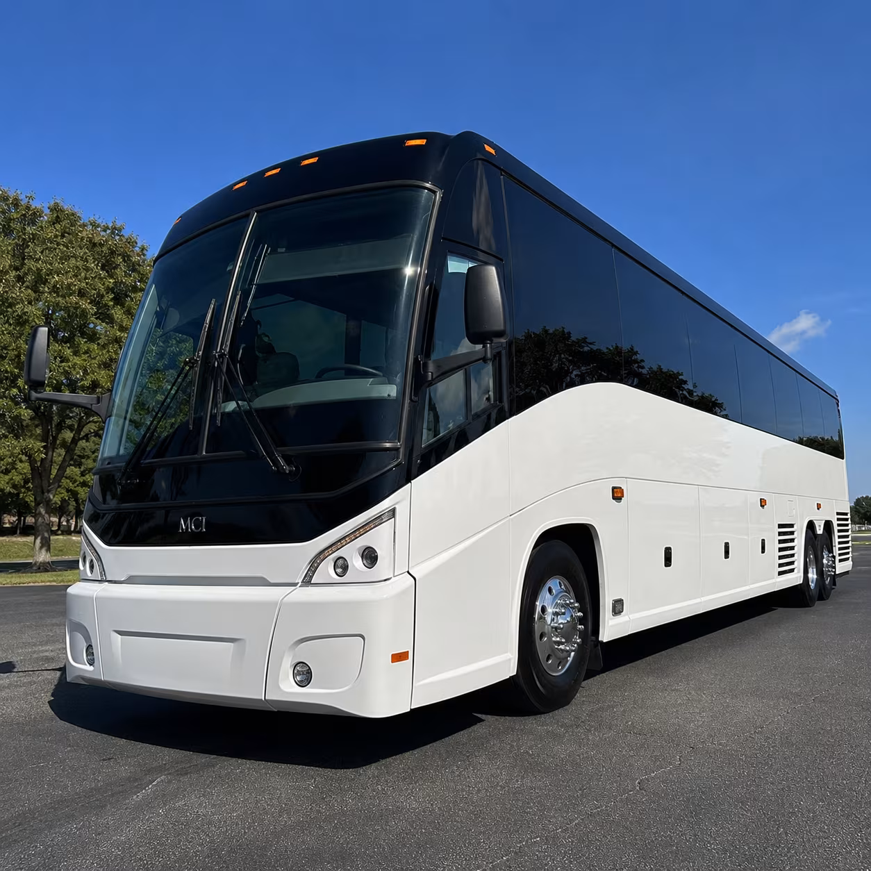 employee shuttle buses to detroit area job sites and corporate campuses