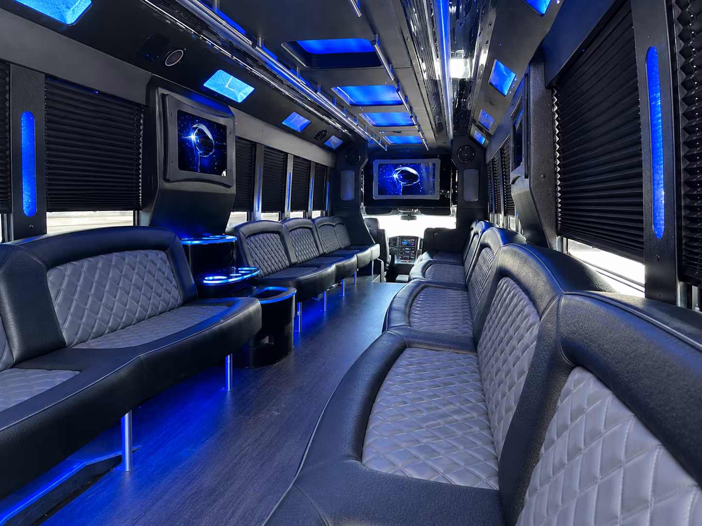 party buses for st clair shores bridal parties and wedding day groups