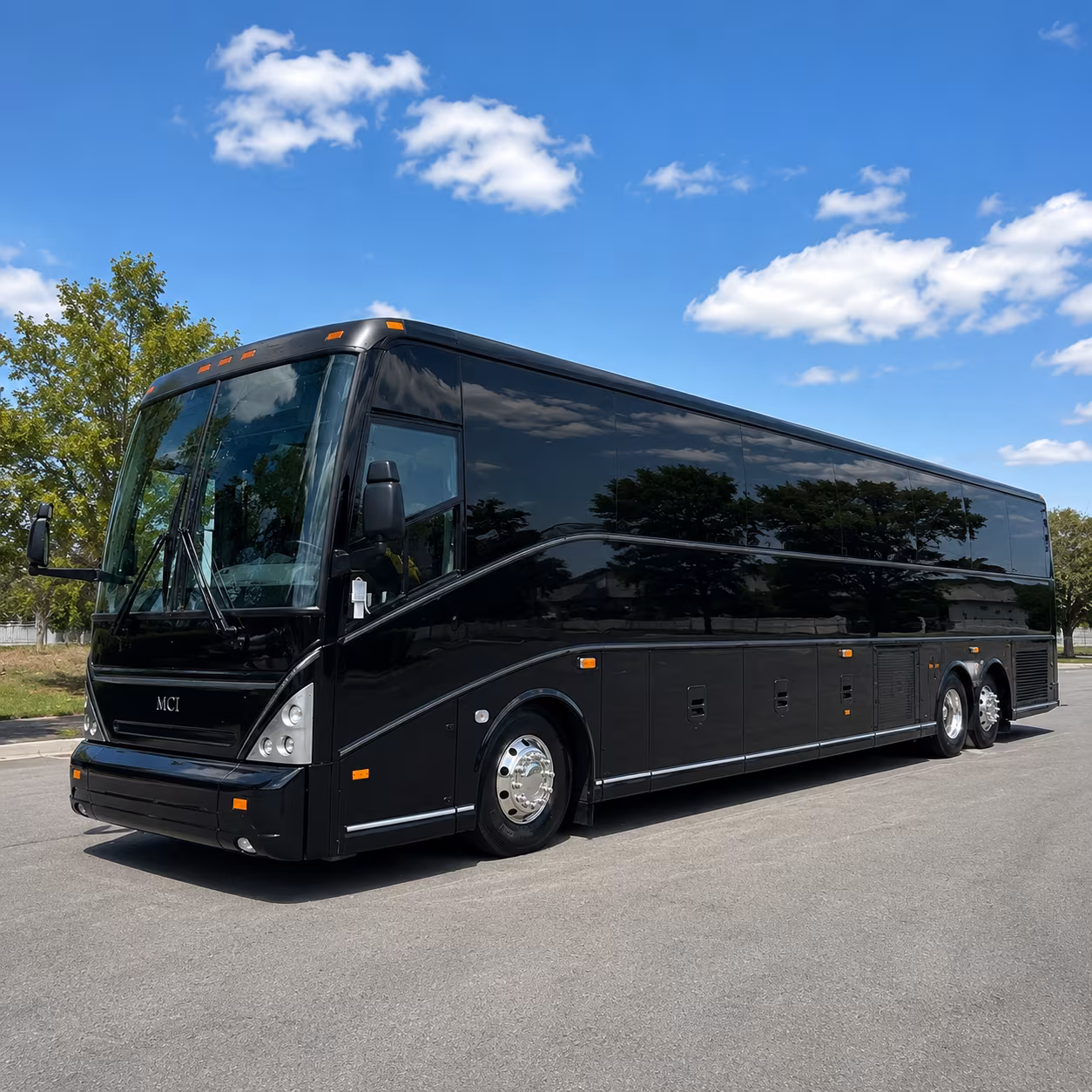 st clair shores 56 passenger charter bus