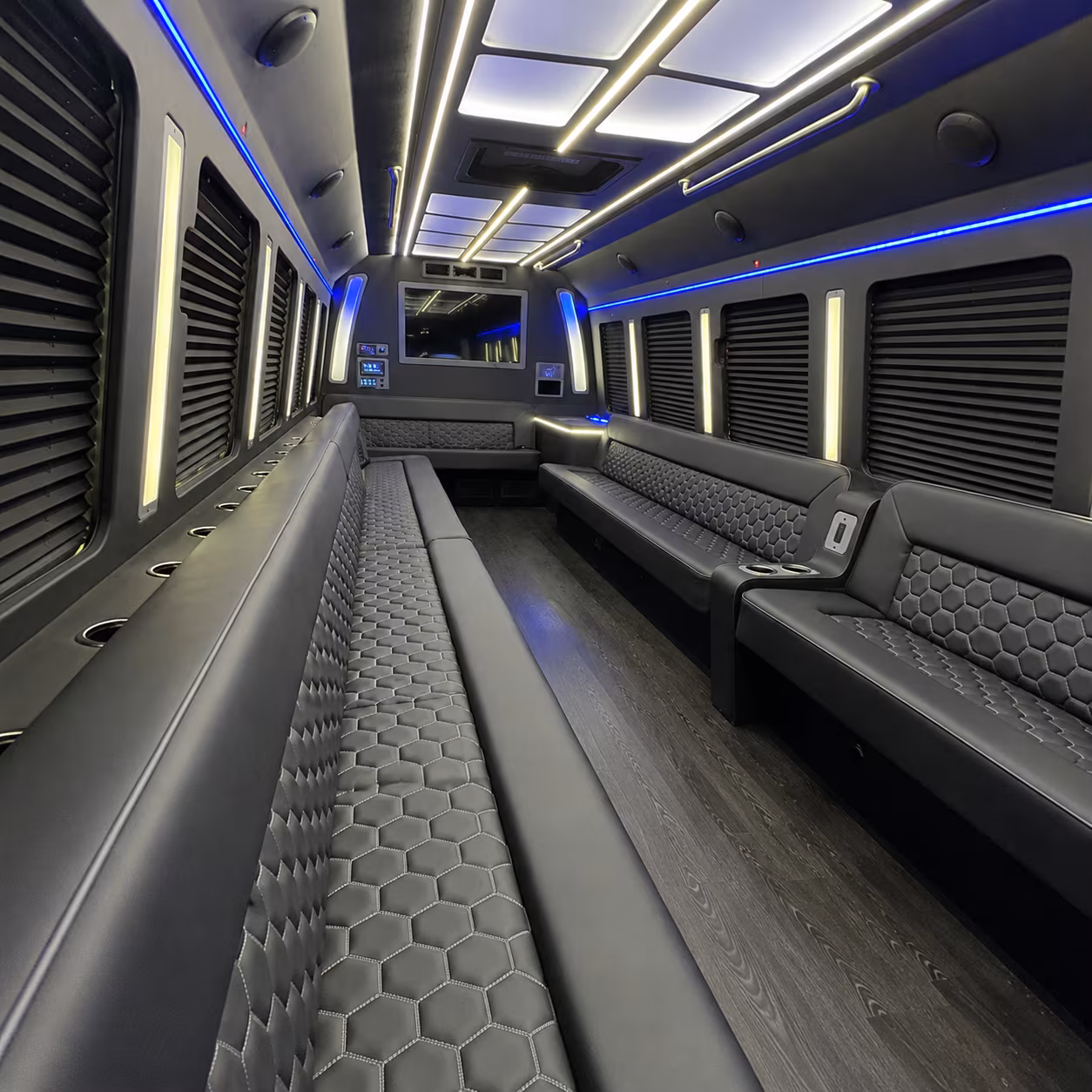 st clair shores party bus inside