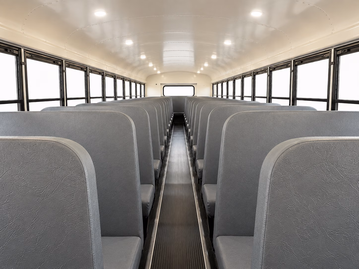 st clair shores school bus inside