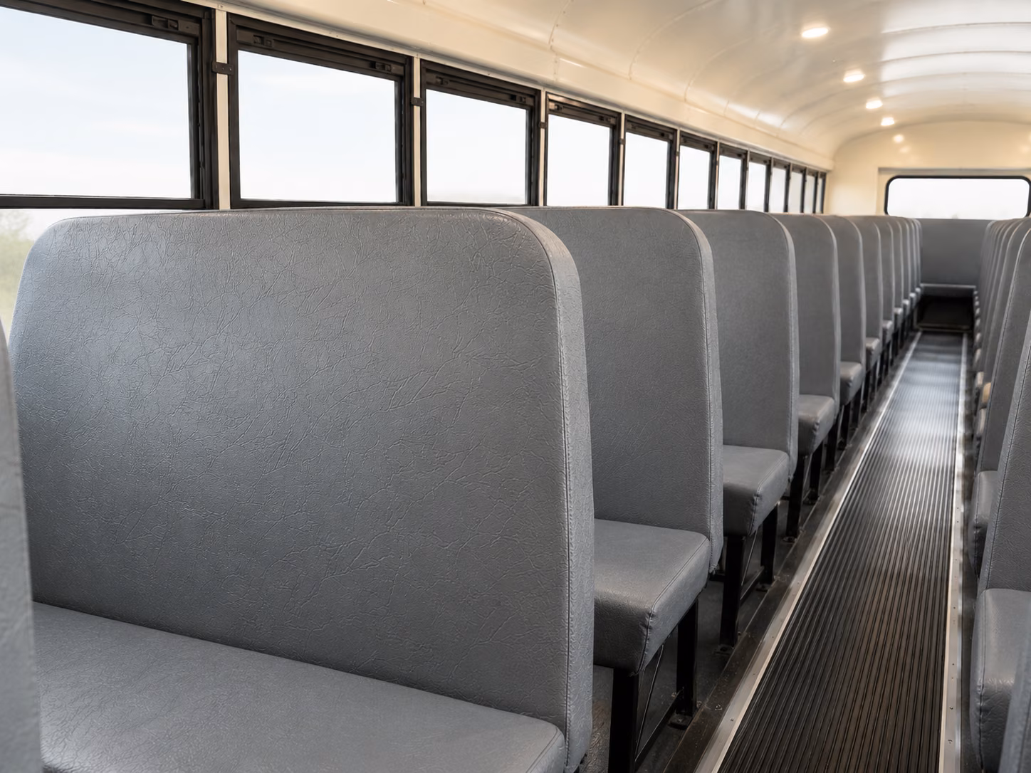 st clair shores school bus interior