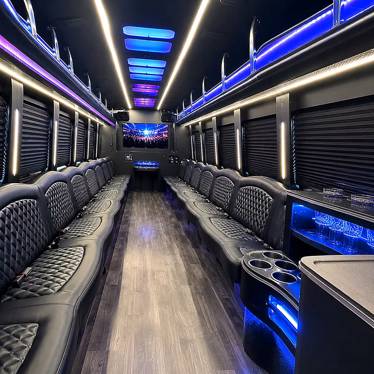 st clair shores wedding party bus rental